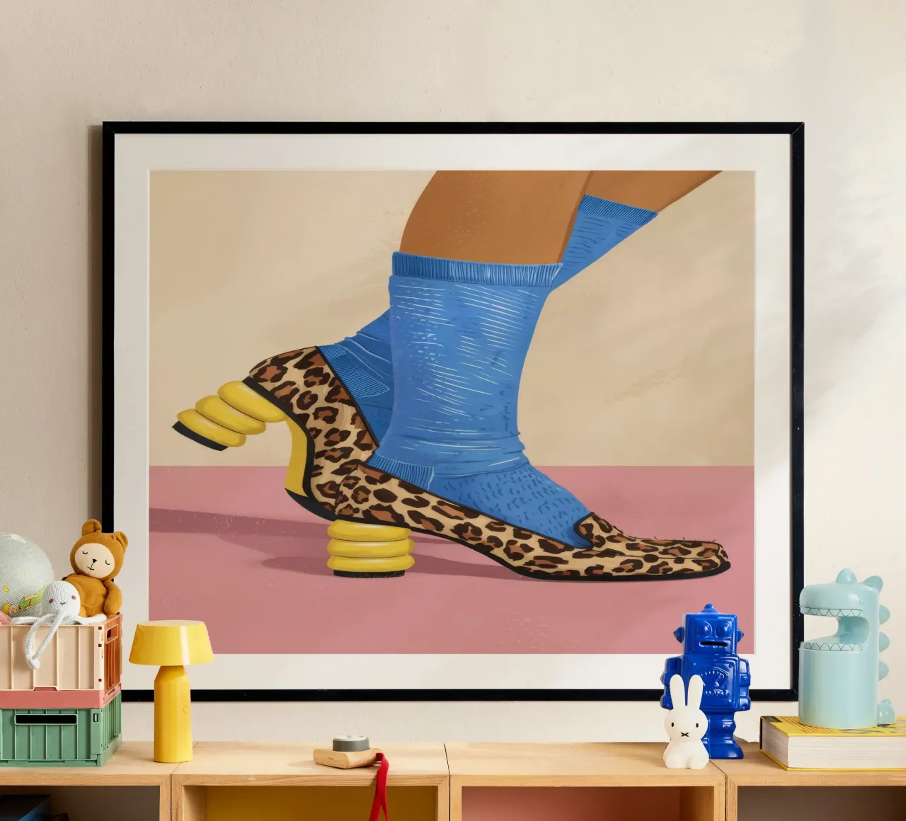 Passo del calzino leopardato poster da Tiga Bersama