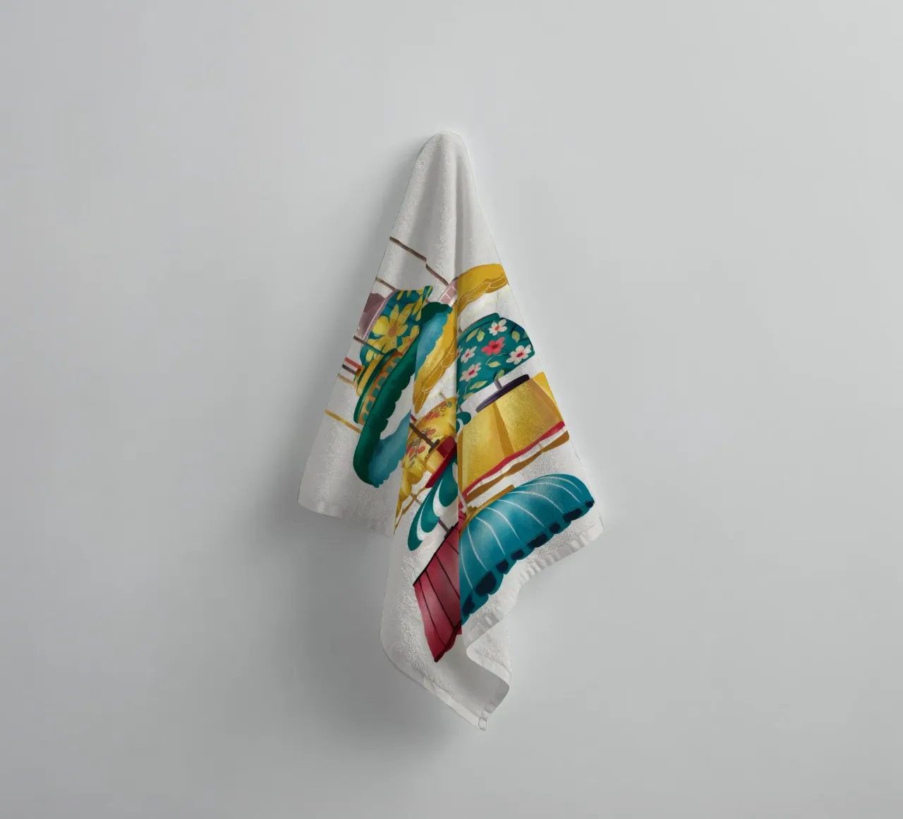 Lampshade Cascade Melody towel by Tiga Bersama