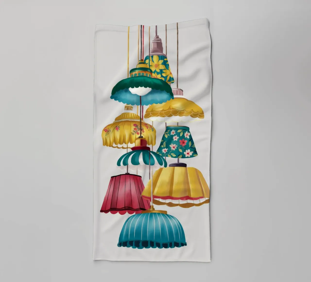Lampshade Cascade Melody towel by Tiga Bersama