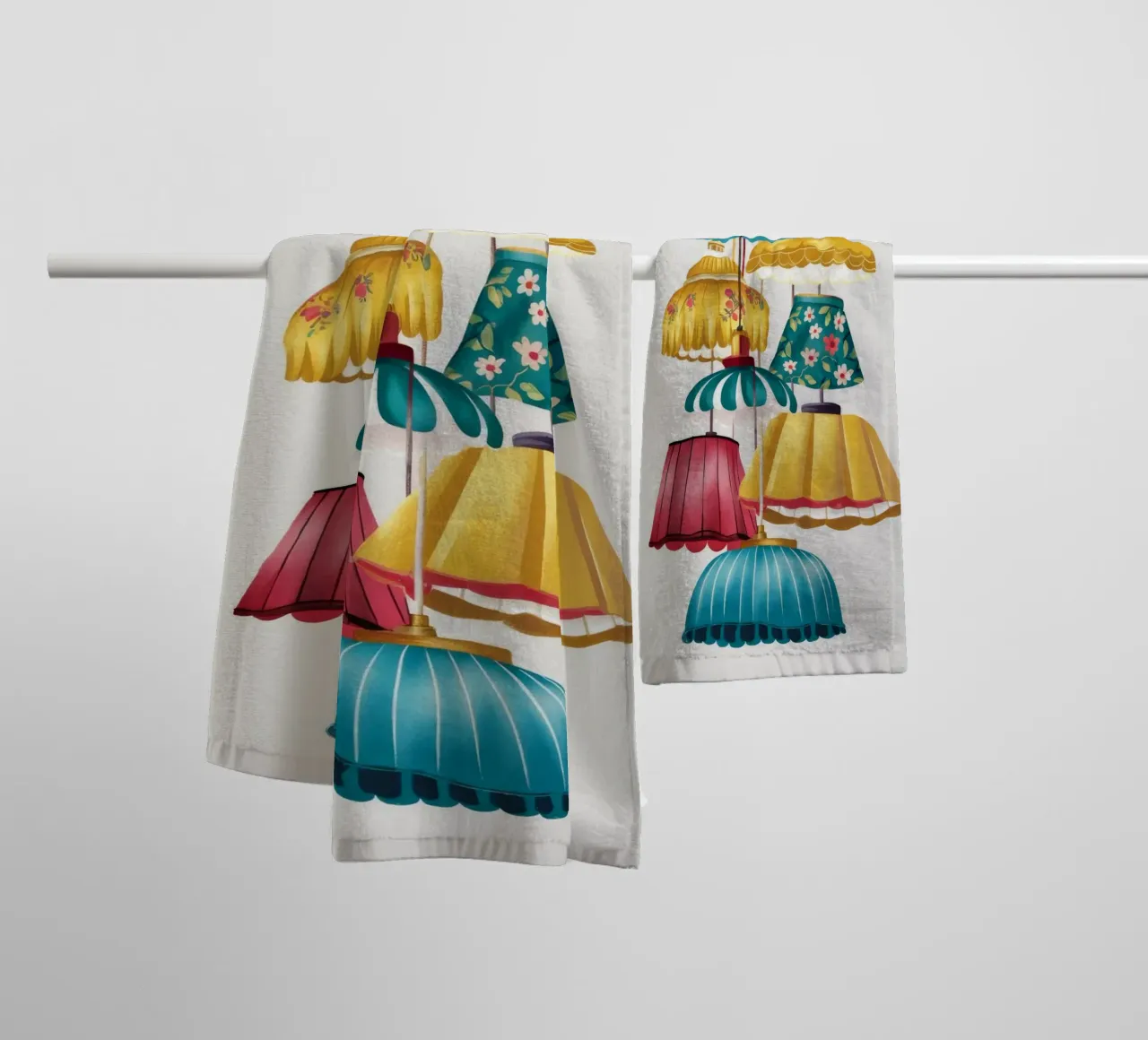 Lampshade Cascade Melody towel by Tiga Bersama