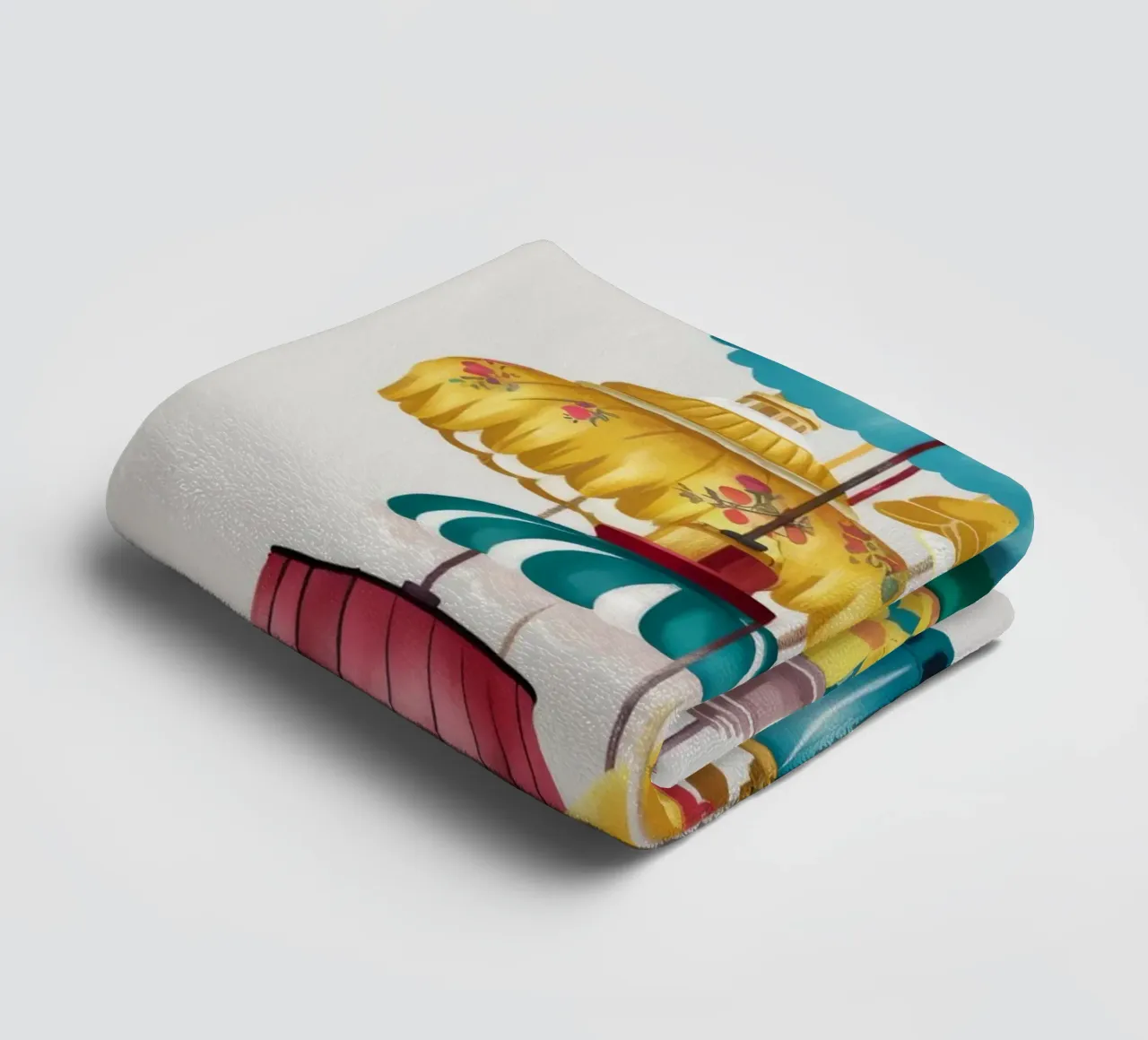Lampshade Cascade Melody towel by Tiga Bersama