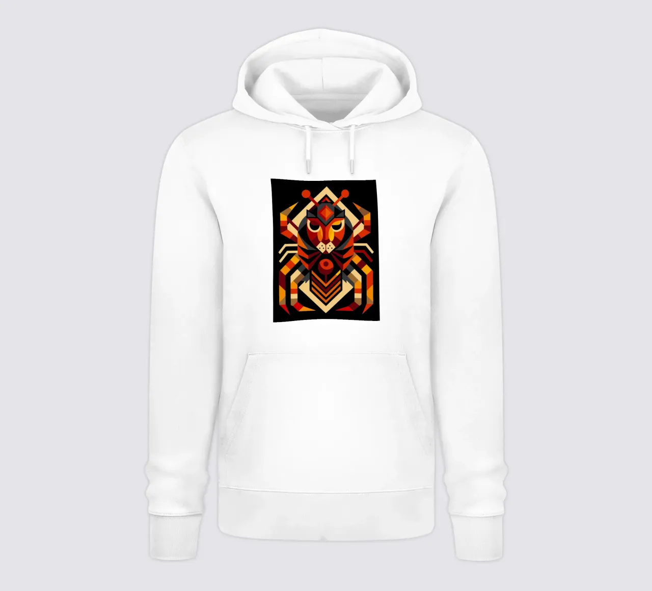 spider geometrics ilustration hoodie by nemaro