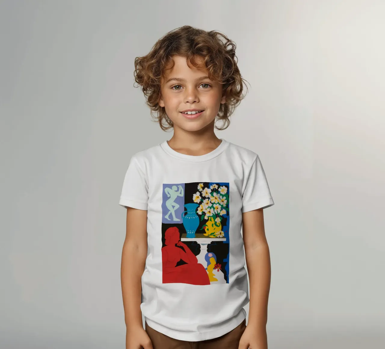 Momento di lettura scarlatto t-shirt bambini da Fable Tempa