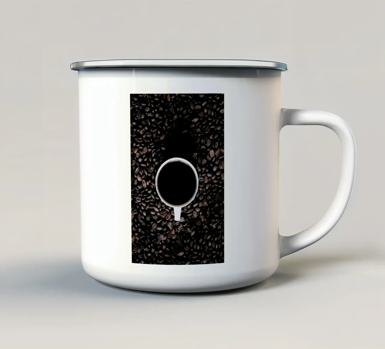Black Coffee ... Please Wake Me Up tazza in smalto da Studio Nahili