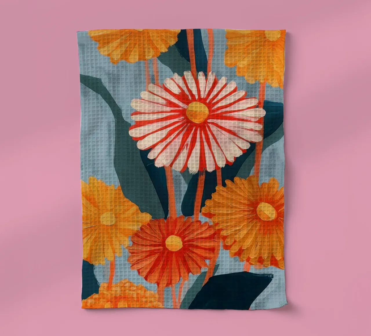 Dahlia Flower Painting canovaccio da cucina da Flow Line