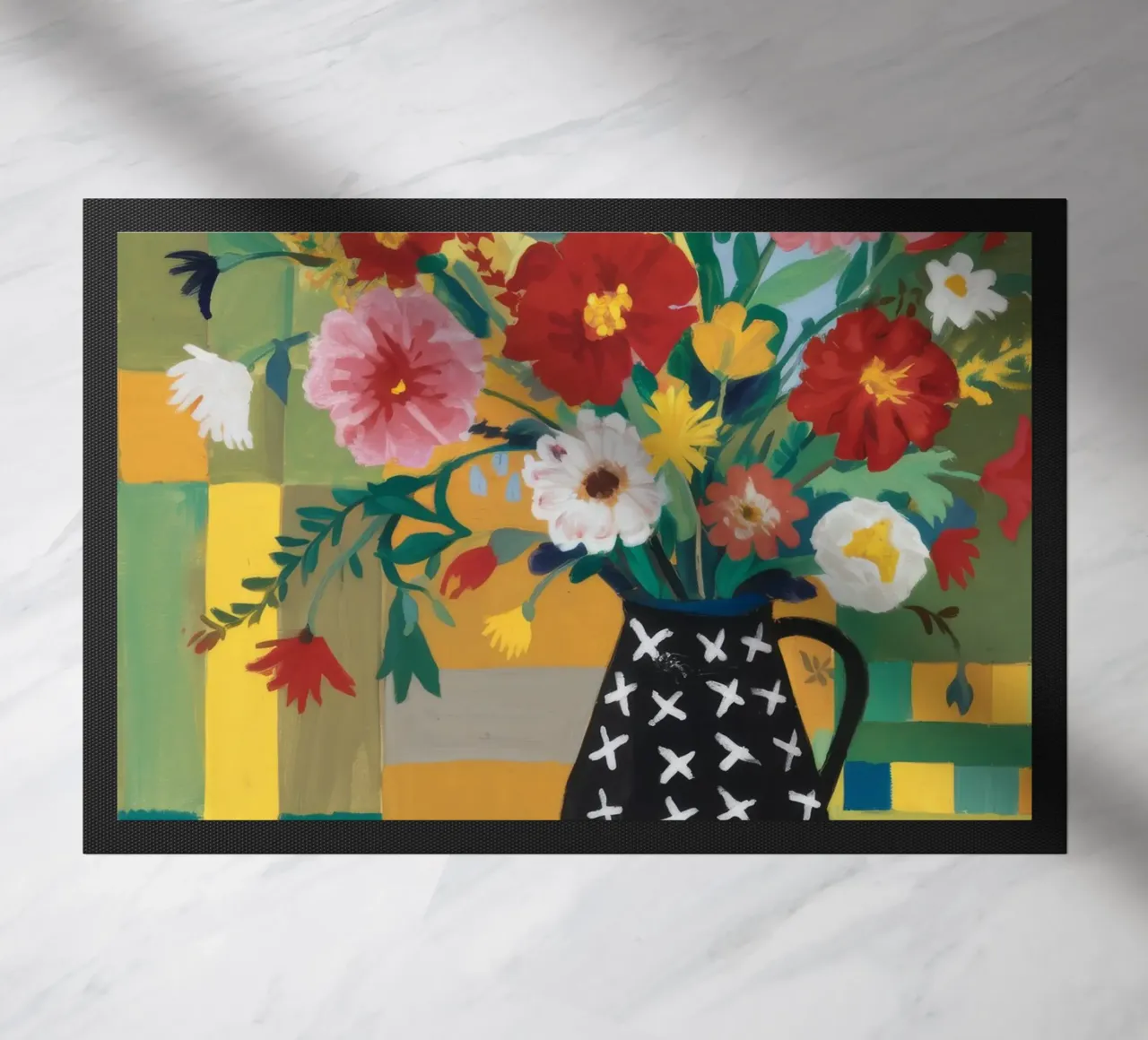 Tapisserie Midnight Bloom paillasson de Fable Tempa