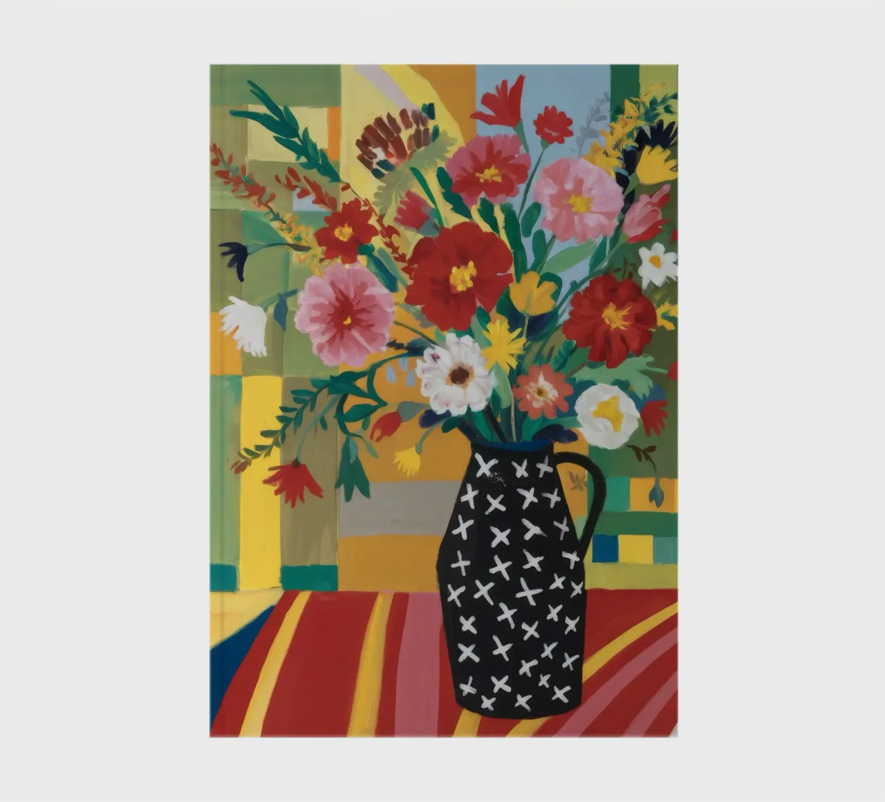 Midnight Bloom Tapestry notebook by Fable Tempa
