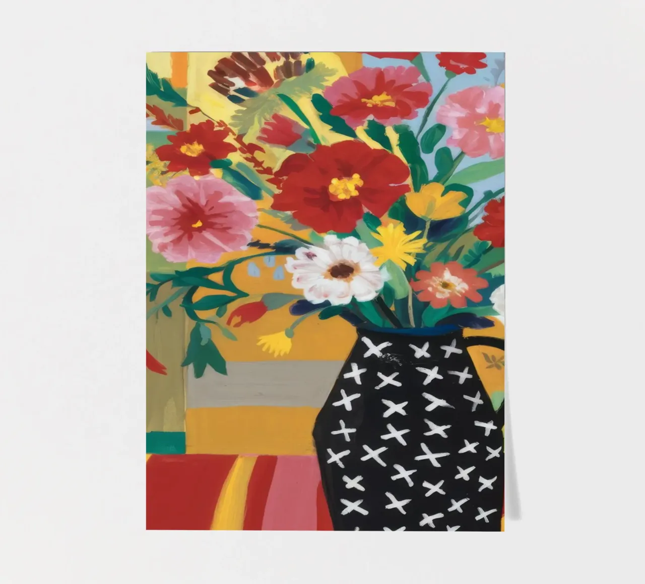 Tapisserie Midnight Bloom planche autocollant de Fable Tempa