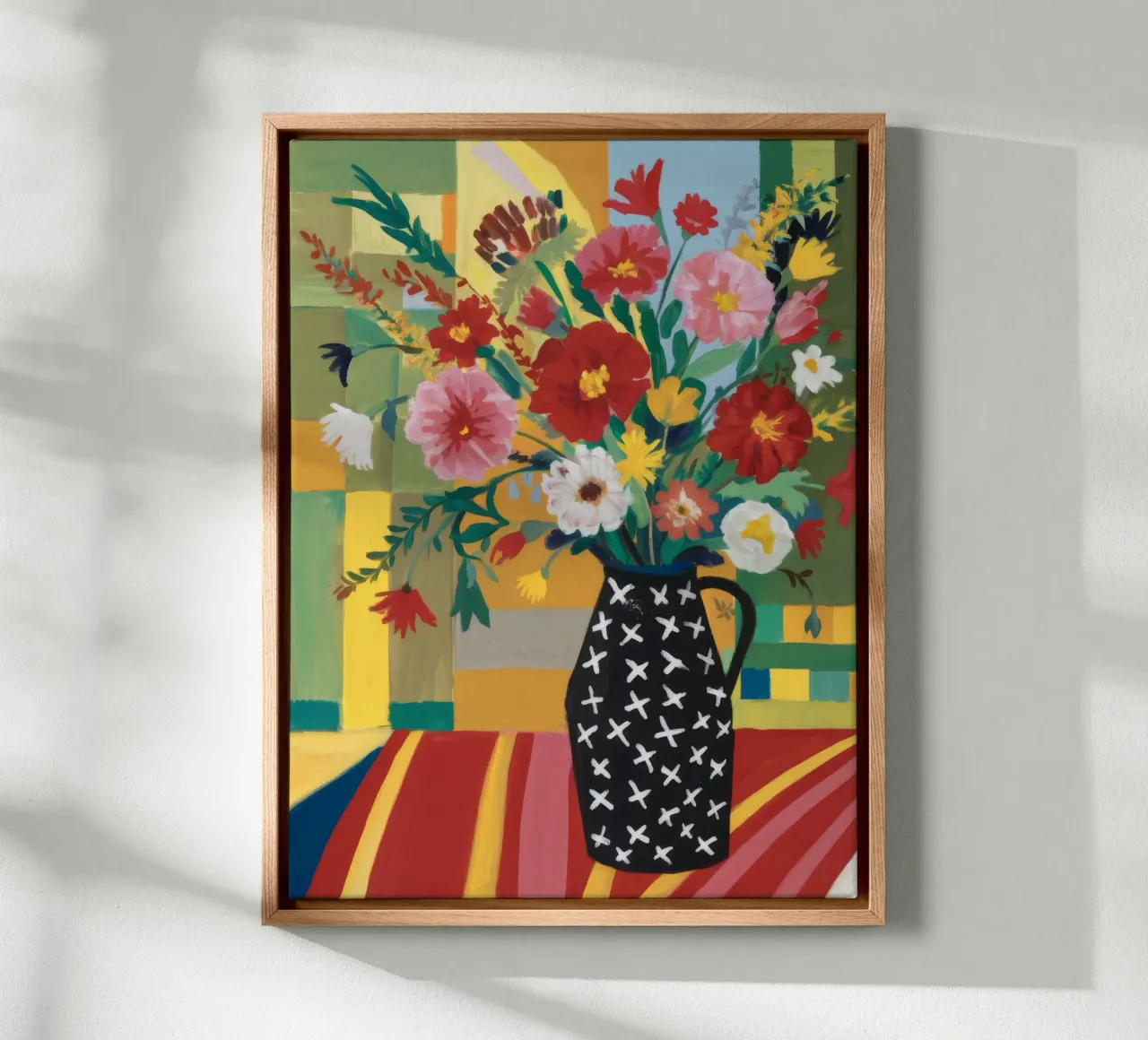 Midnight Bloom Tapestry canvas by Fable Tempa