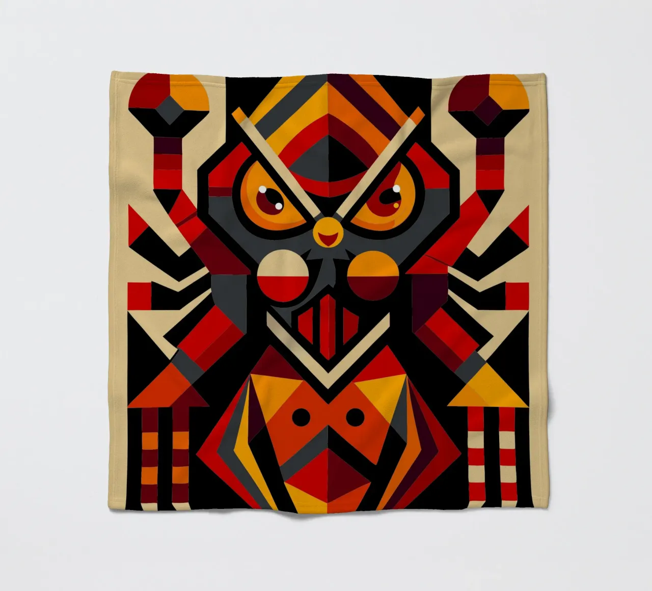 tarantula geometrics ilustration Fleecedecke von nemaro