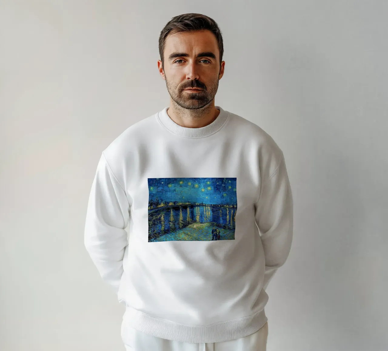 Starry Night Over the Rhône sweatshirt by ashcraft shop
