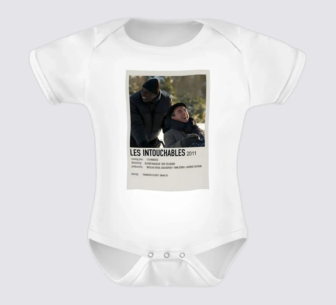 LES INTOUCHABLES 2011 body neonato maniche corte da MVFminimalist