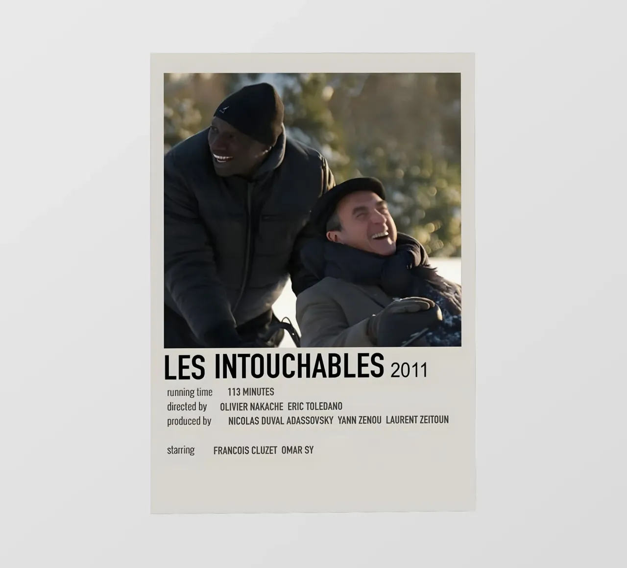LES INTOUCHABLES 2011 telo in pvc da MVFminimalist