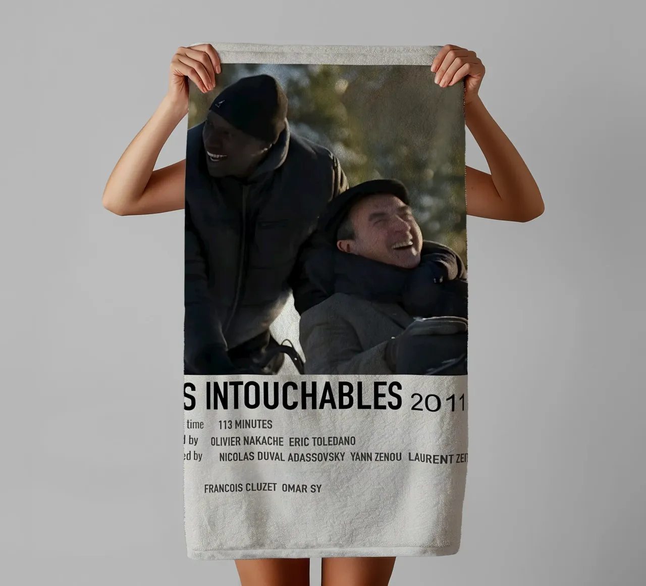 LES INTOUCHABLES 2011 asciugamano da bagno da MVFminimalist