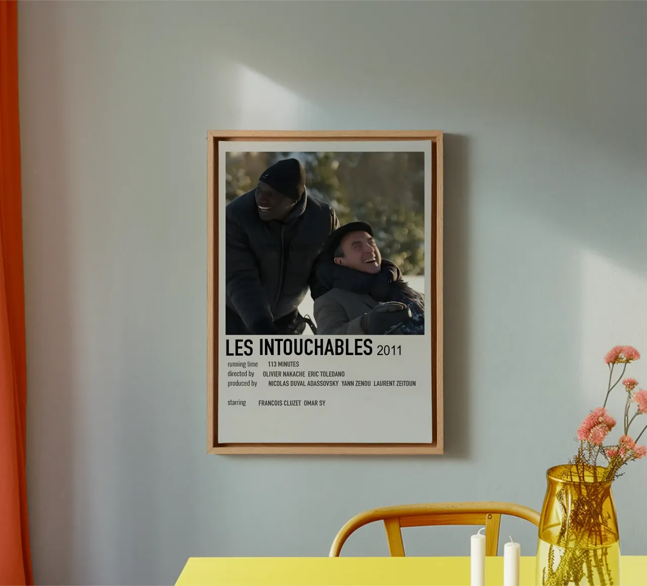 LES INTOUCHABLES 2011 canvas by MVFminimalist