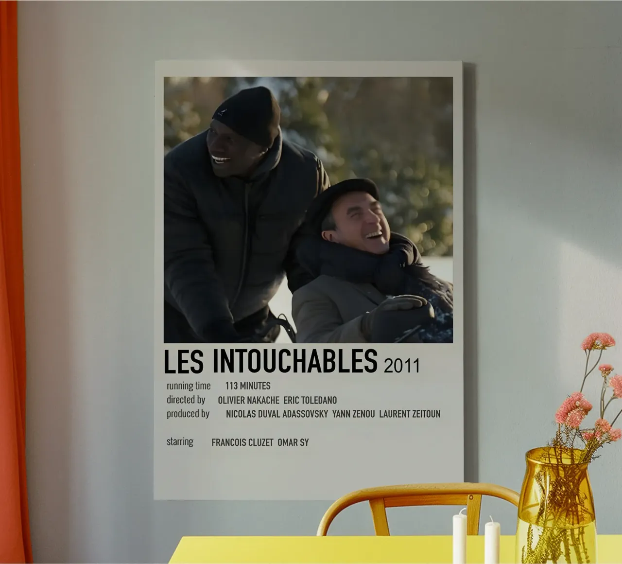 LES INTOUCHABLES 2011 canvas by MVFminimalist