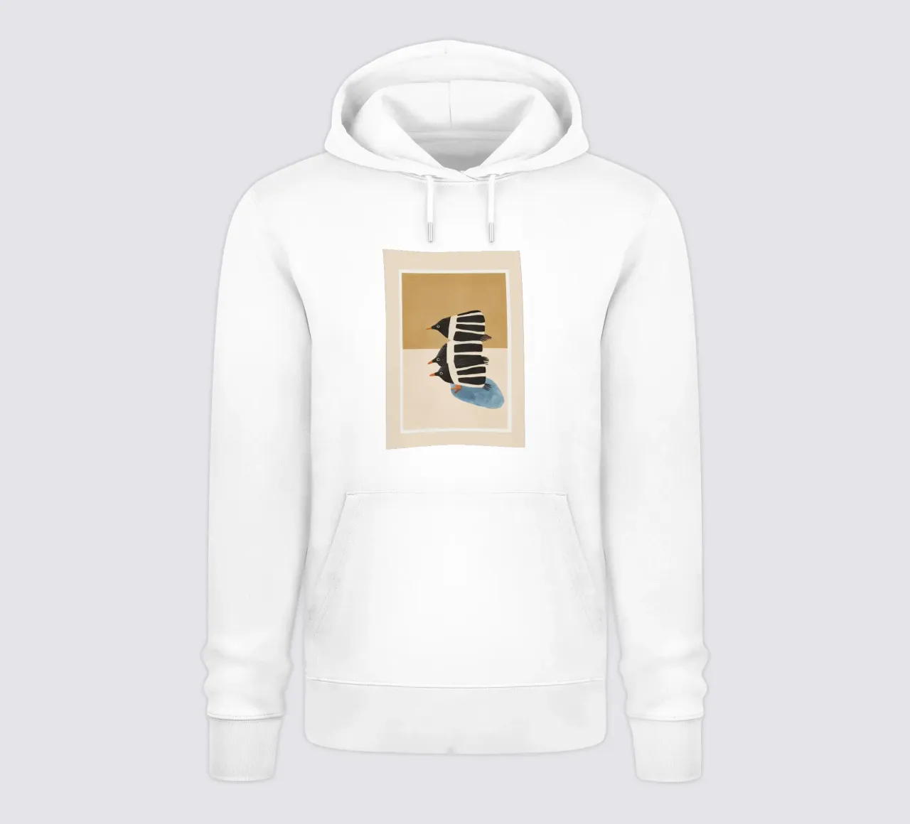 Minimal Penguin Stack Hoodie von cityart
