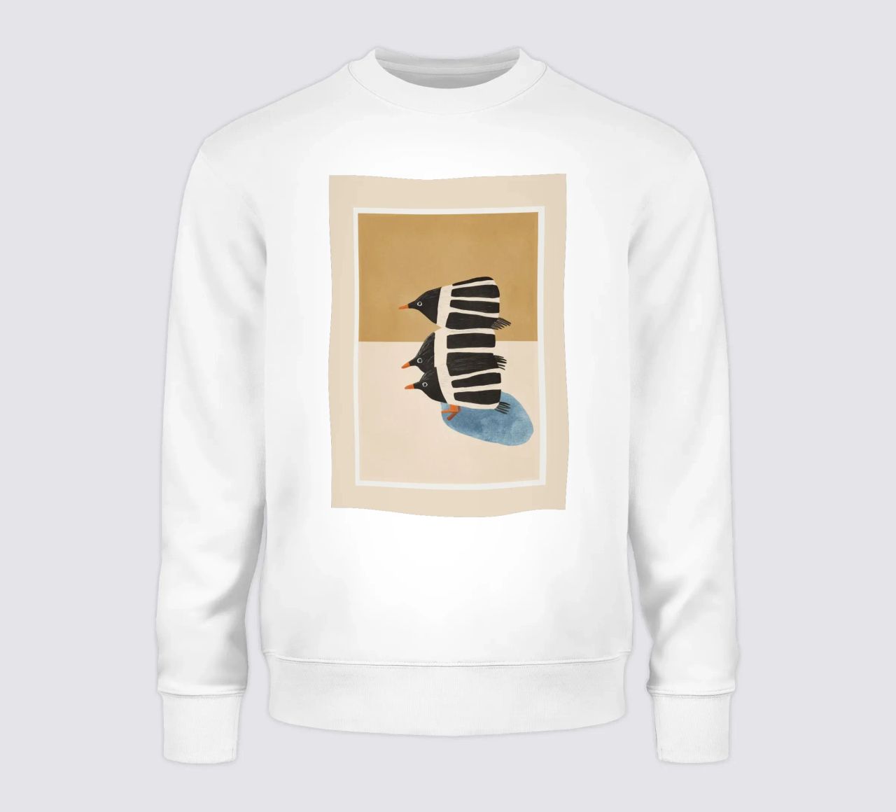 Minimal Penguin Stack felpa da cityart