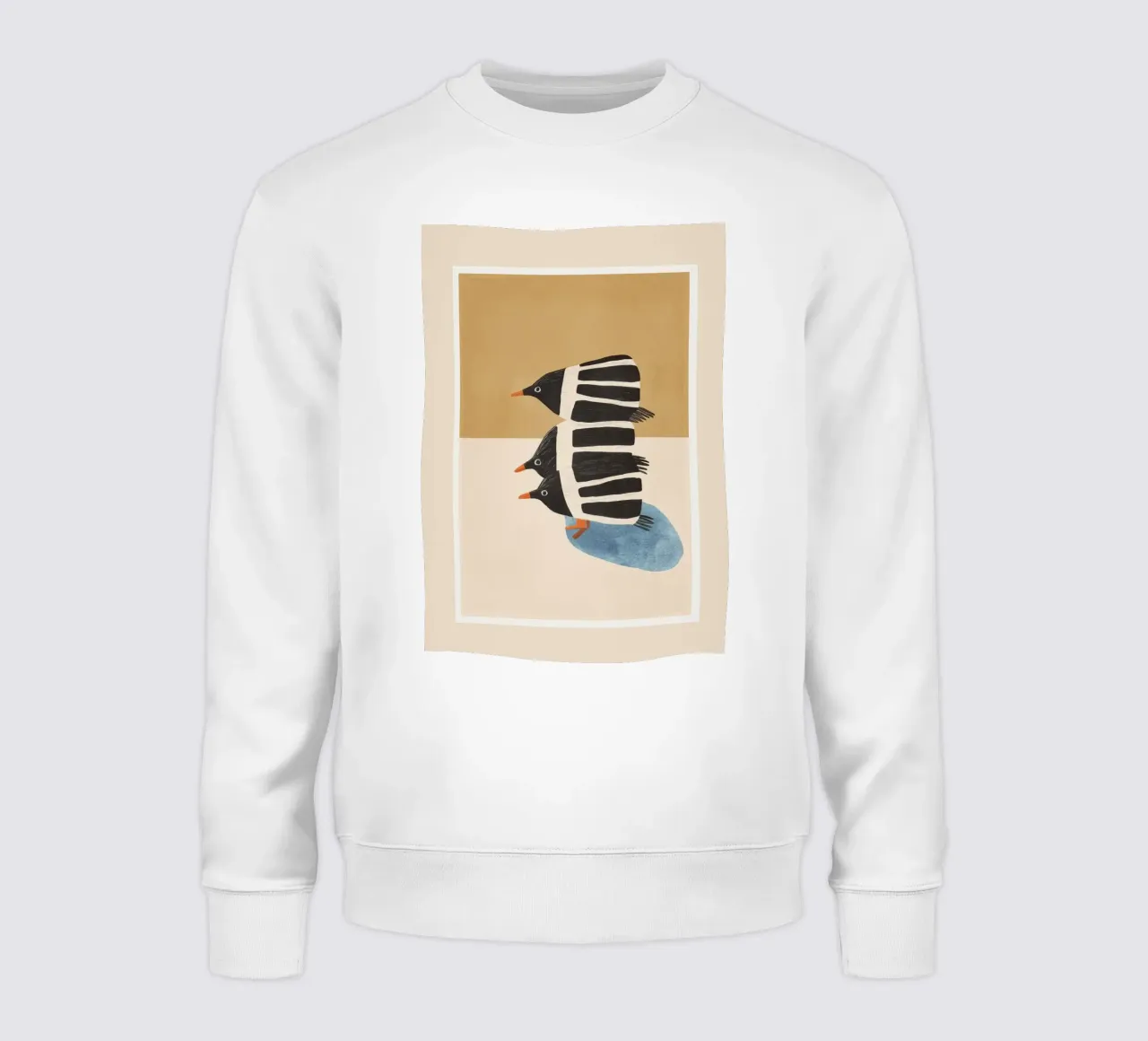 Minimal Penguin Stack felpa da cityart
