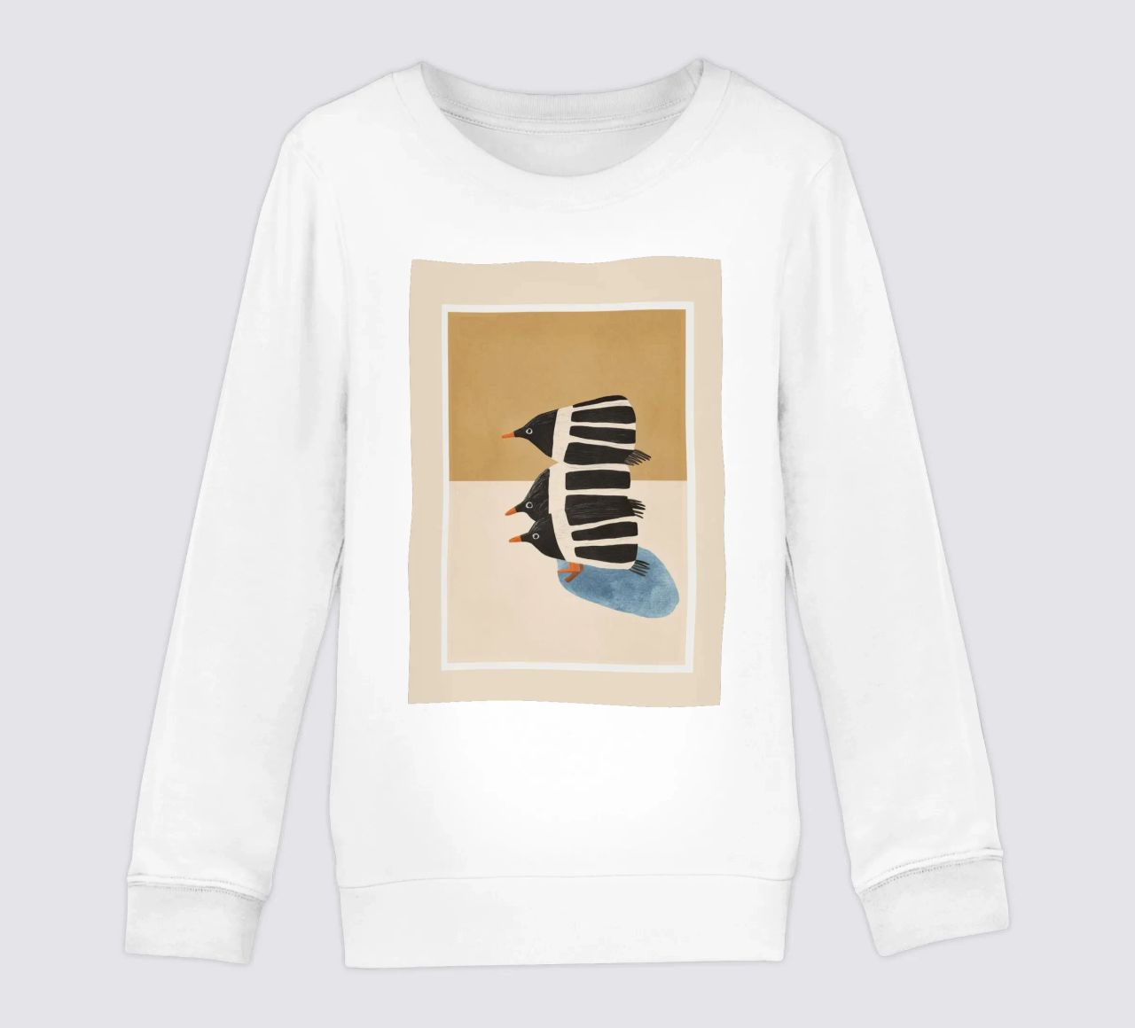 Minimal Penguin Stack felpa bambino da cityart