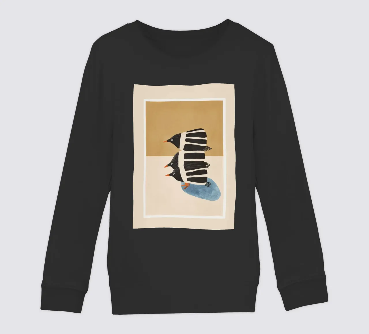 Minimal Penguin Stack felpa bambino da cityart