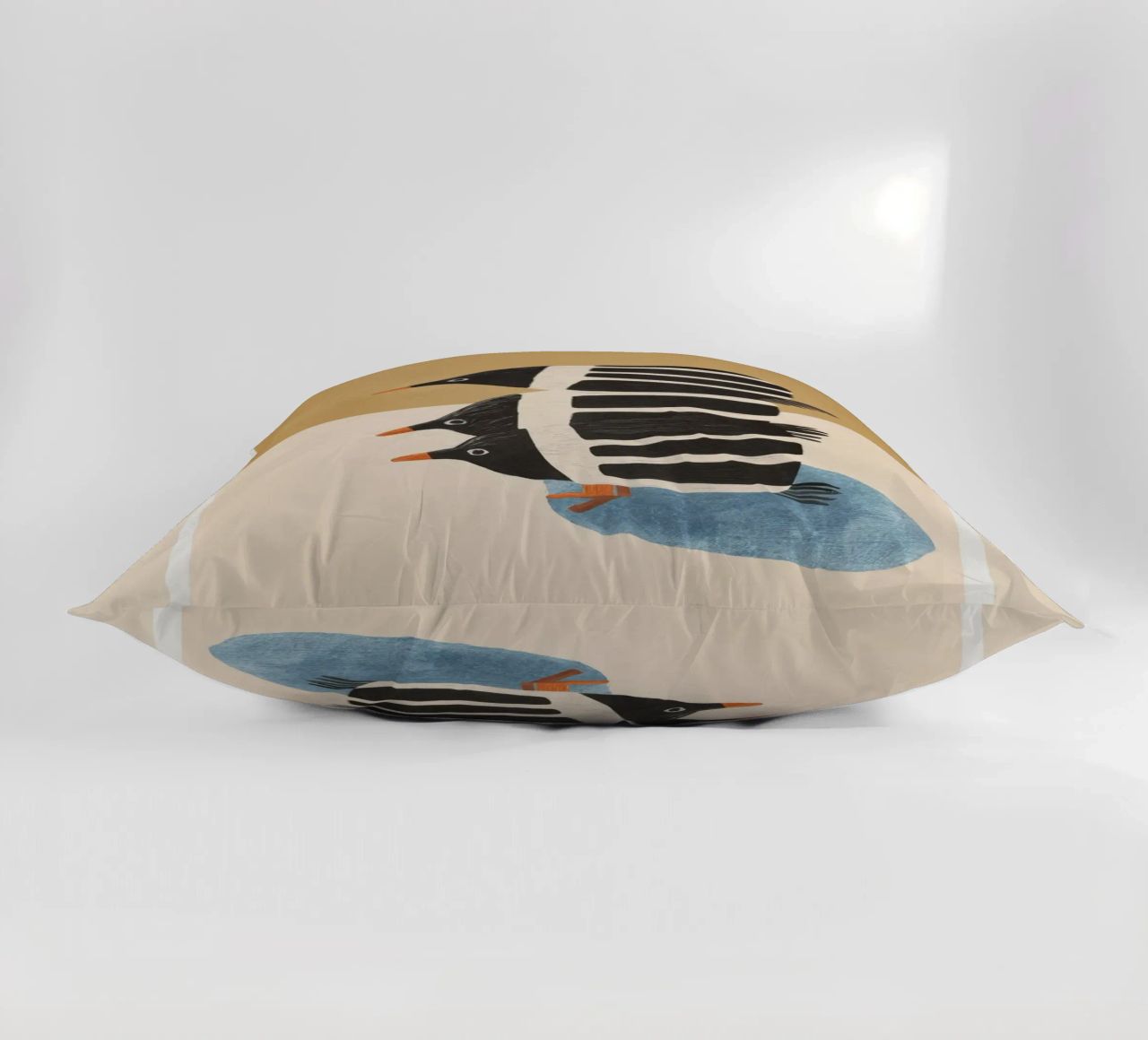 Minimal Penguin Stack cuscino da cityart