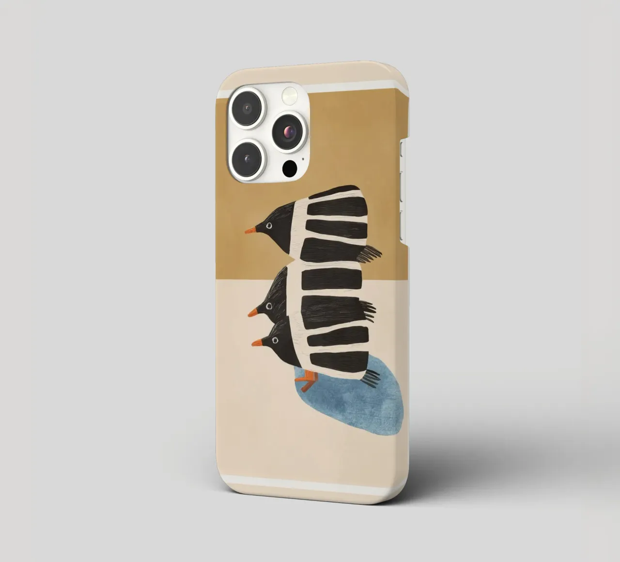 Minimal Penguin Stack cover iphone da cityart