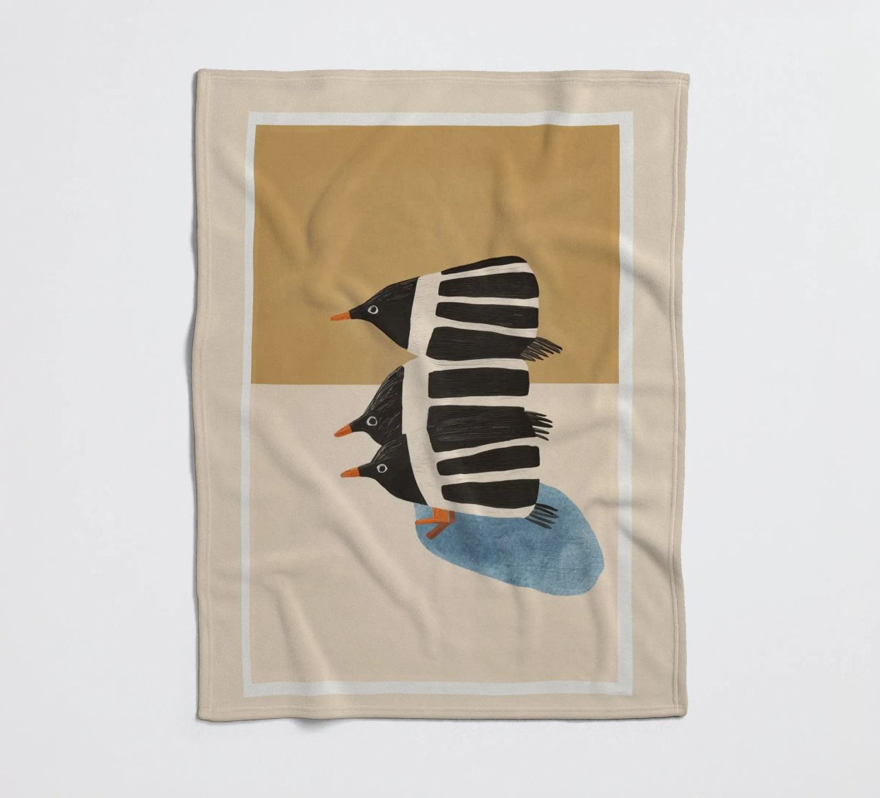 Minimal Penguin Stack coperta in pile da cityart