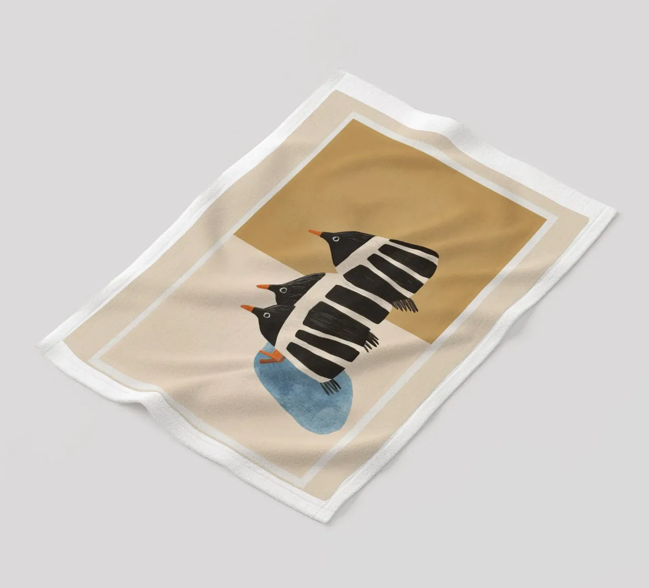 Minimal Penguin Stack coperta in pile da cityart