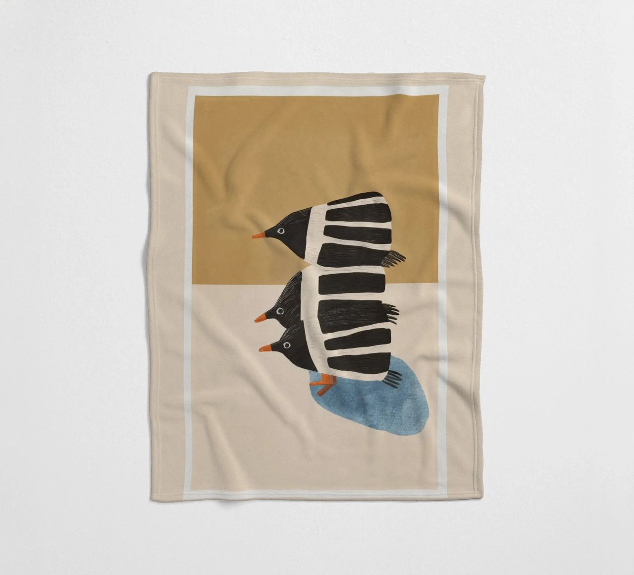 Minimal Penguin Stack coperta in pile da cityart