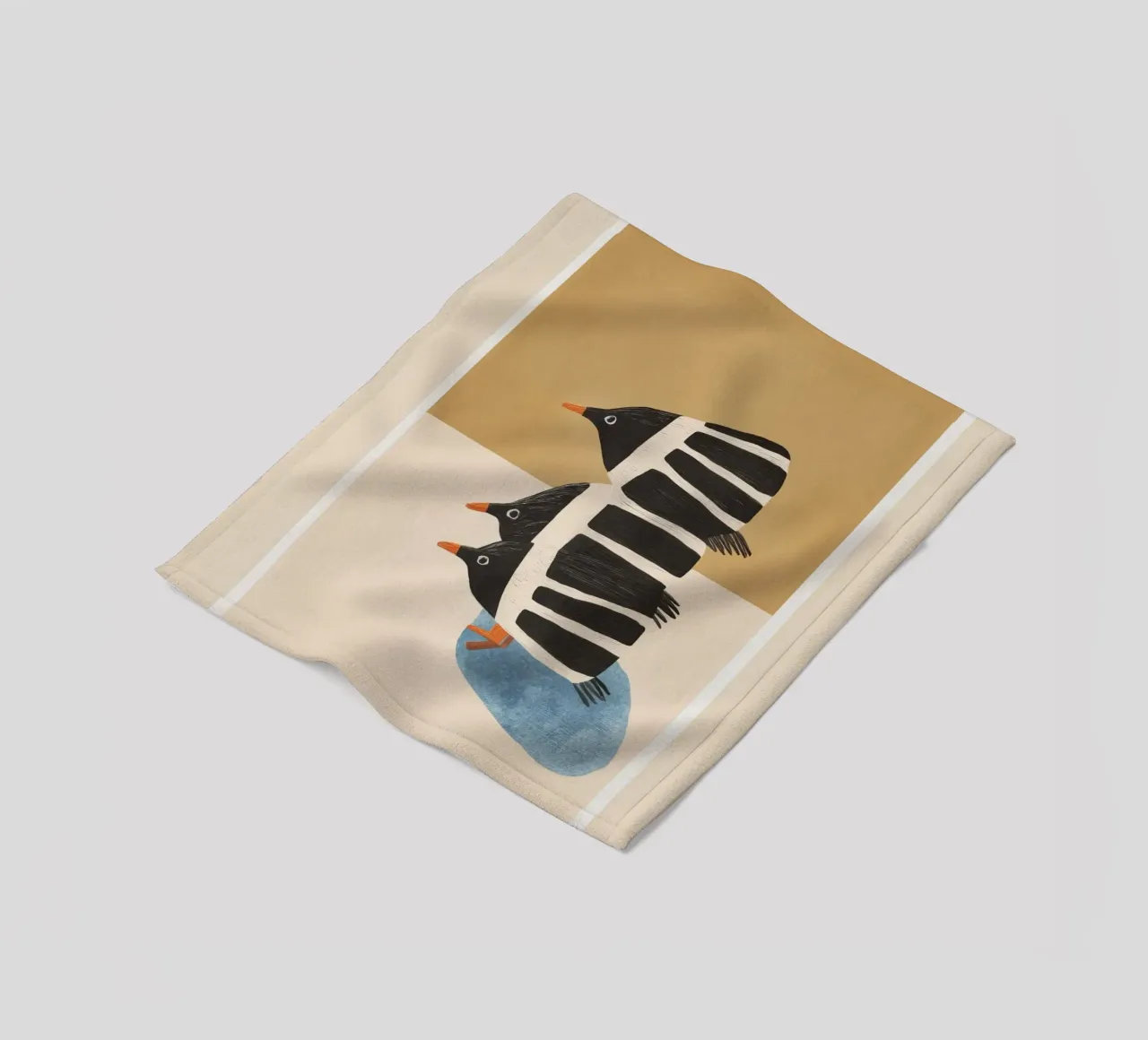 Minimal Penguin Stack coperta in pile da cityart