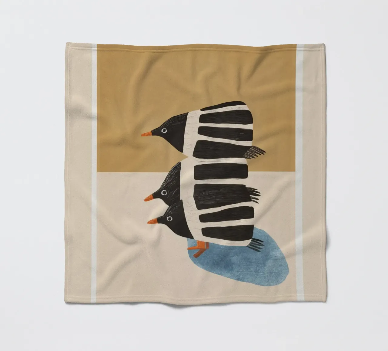 Minimal Penguin Stack coperta in pile da cityart
