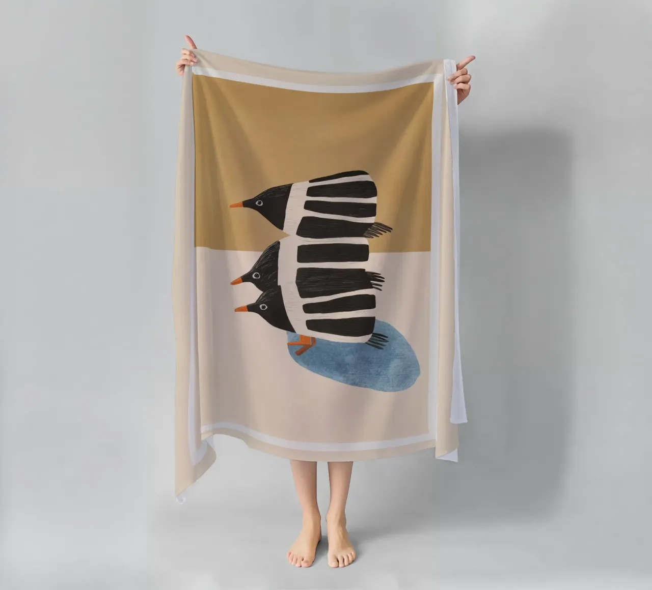 Minimal Penguin Stack telo mare da cityart