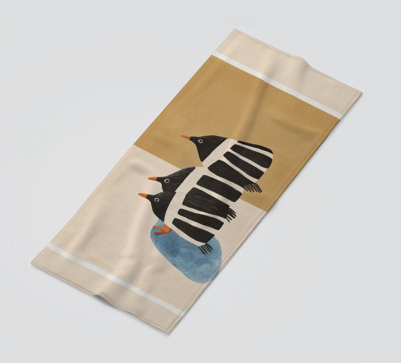 Minimal Penguin Stack telo mare da cityart