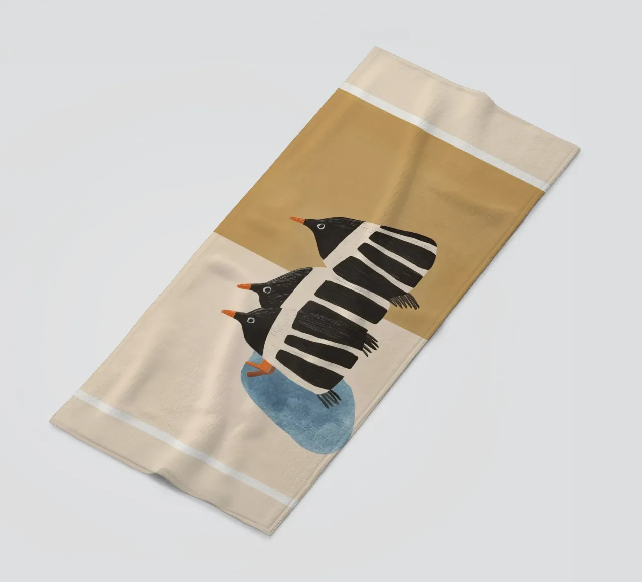 Minimal Penguin Stack telo mare da cityart