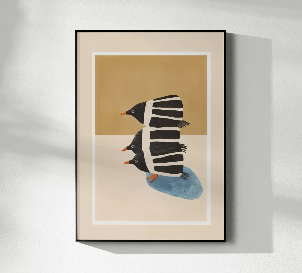 Minimal Penguin Stack plexiglas de cityart