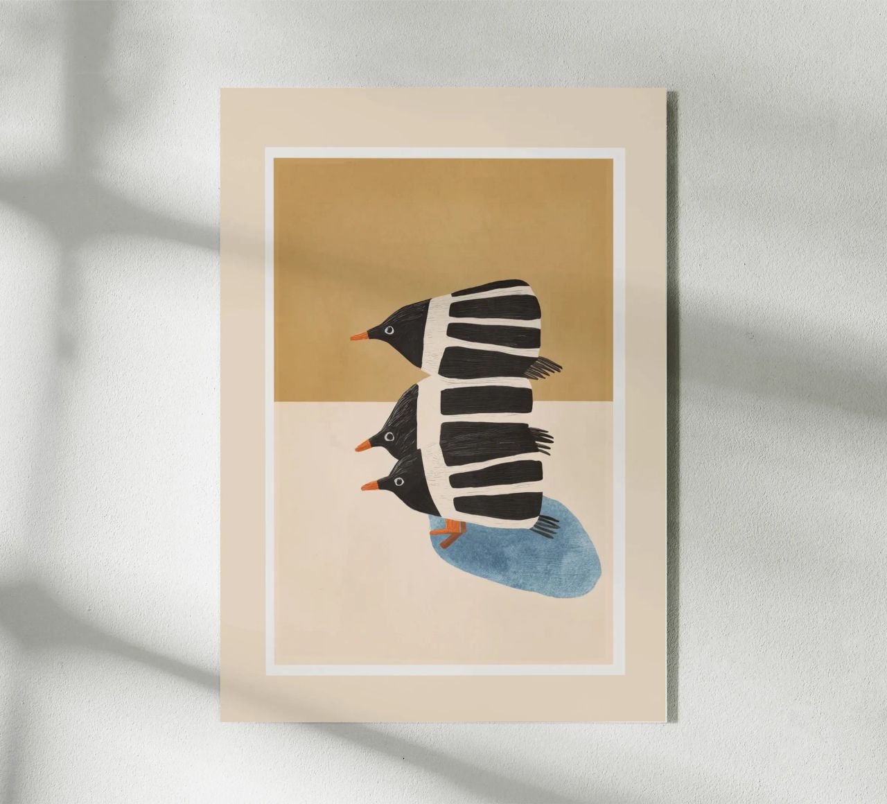 Minimal Penguin Stack plexiglass da cityart