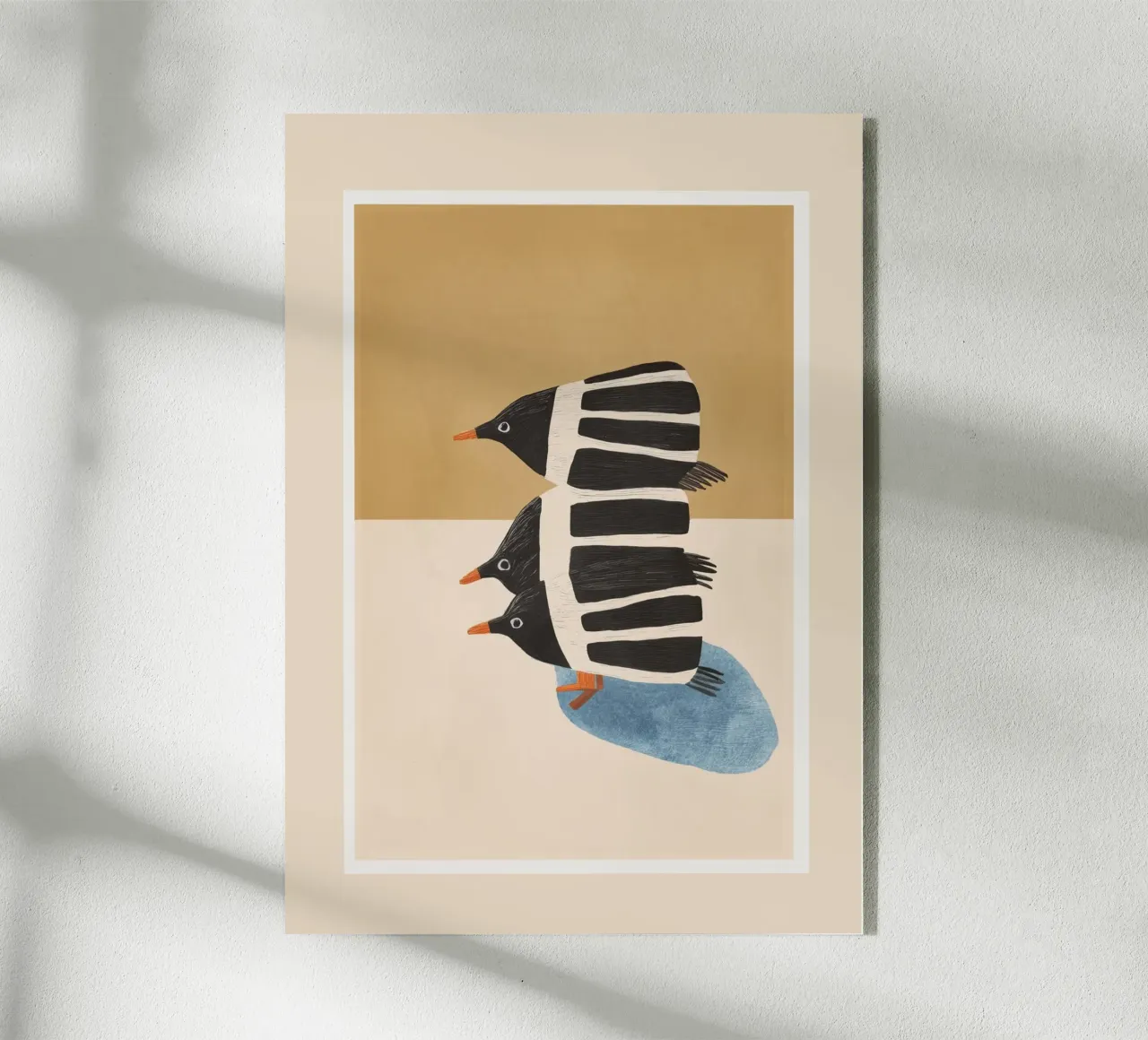 Minimal Penguin Stack plexiglass da cityart