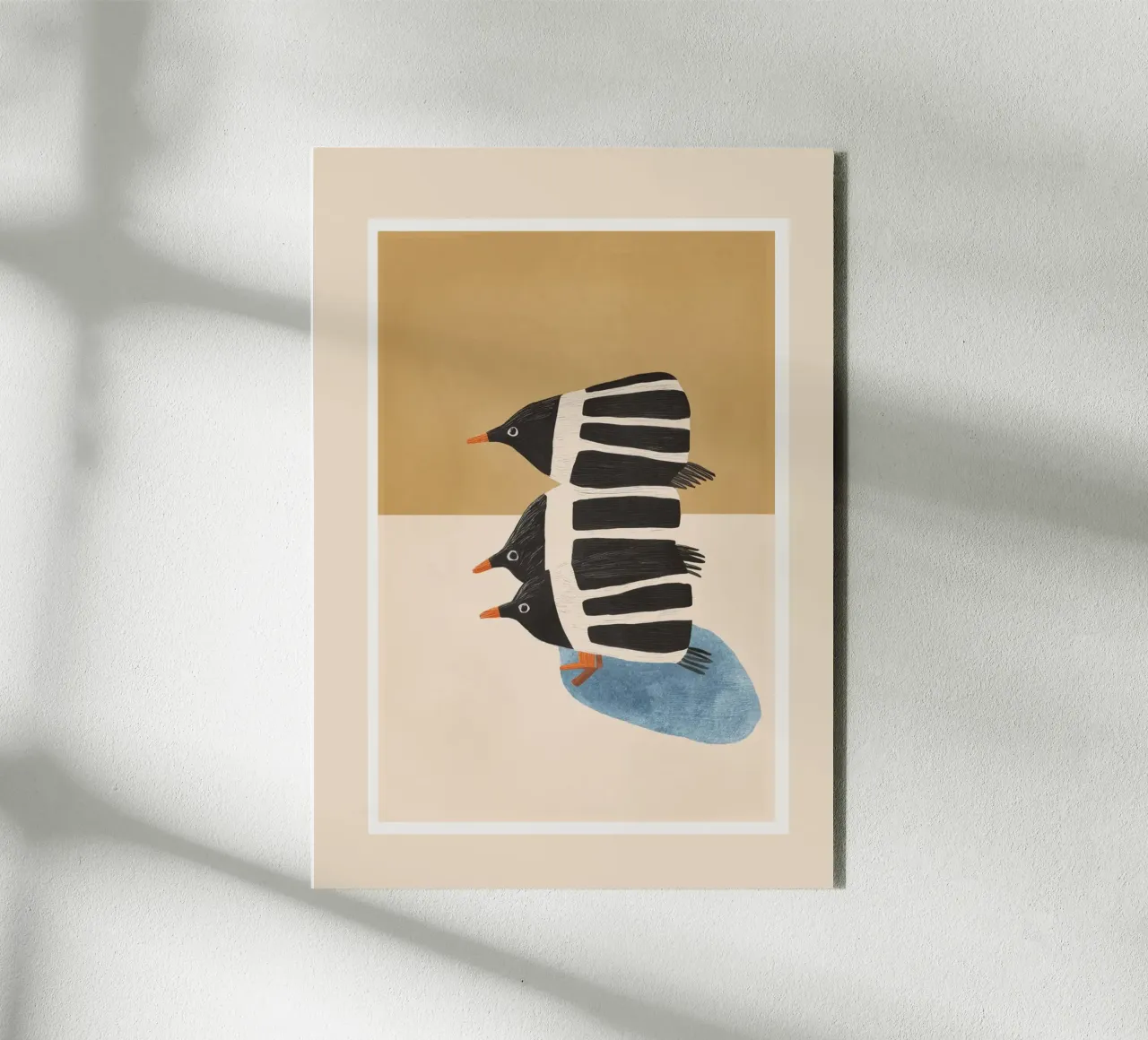 Minimal Penguin Stack alu-dibond by cityart