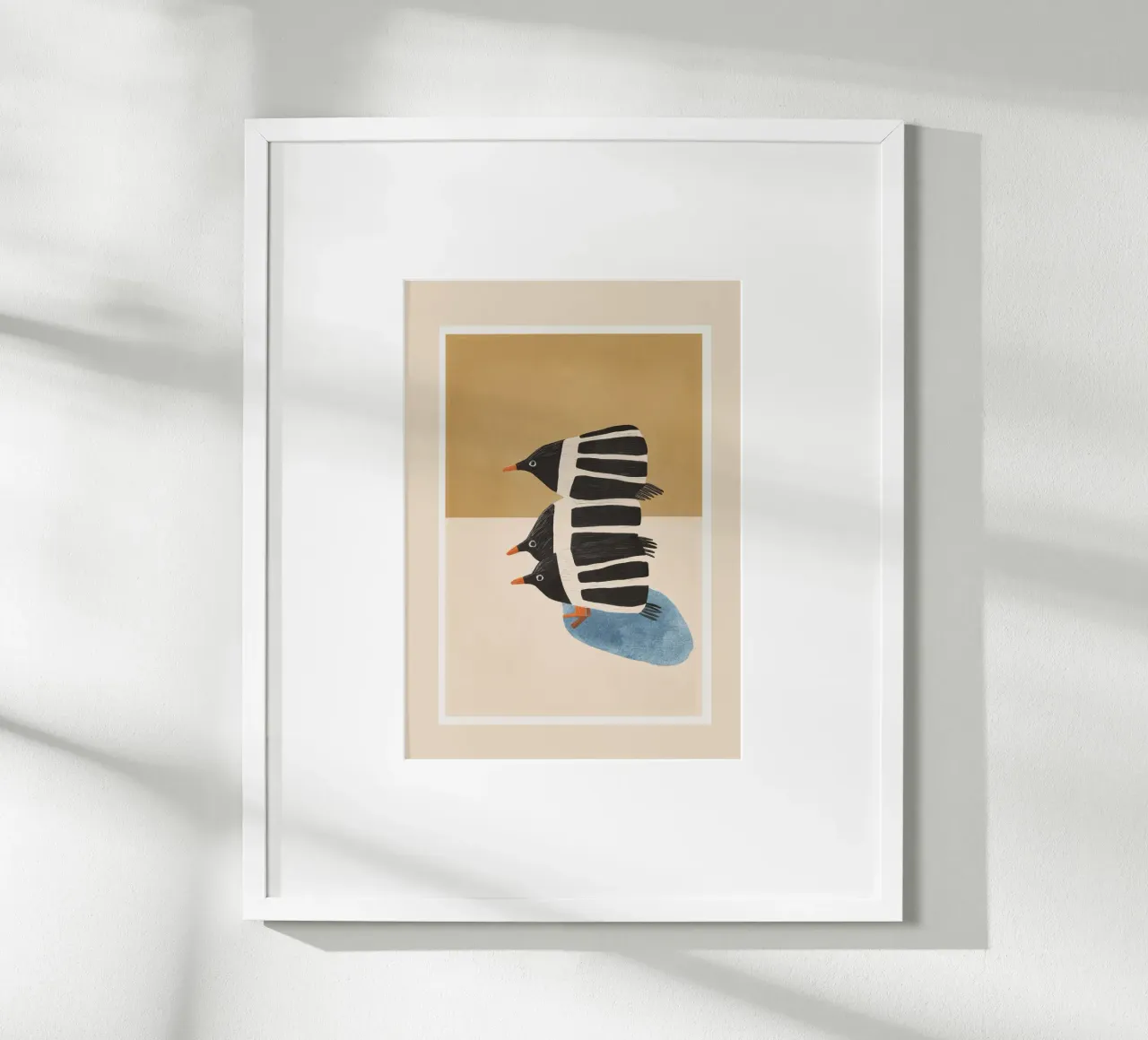 Minimal Penguin Stack carta hahnemühle da cityart