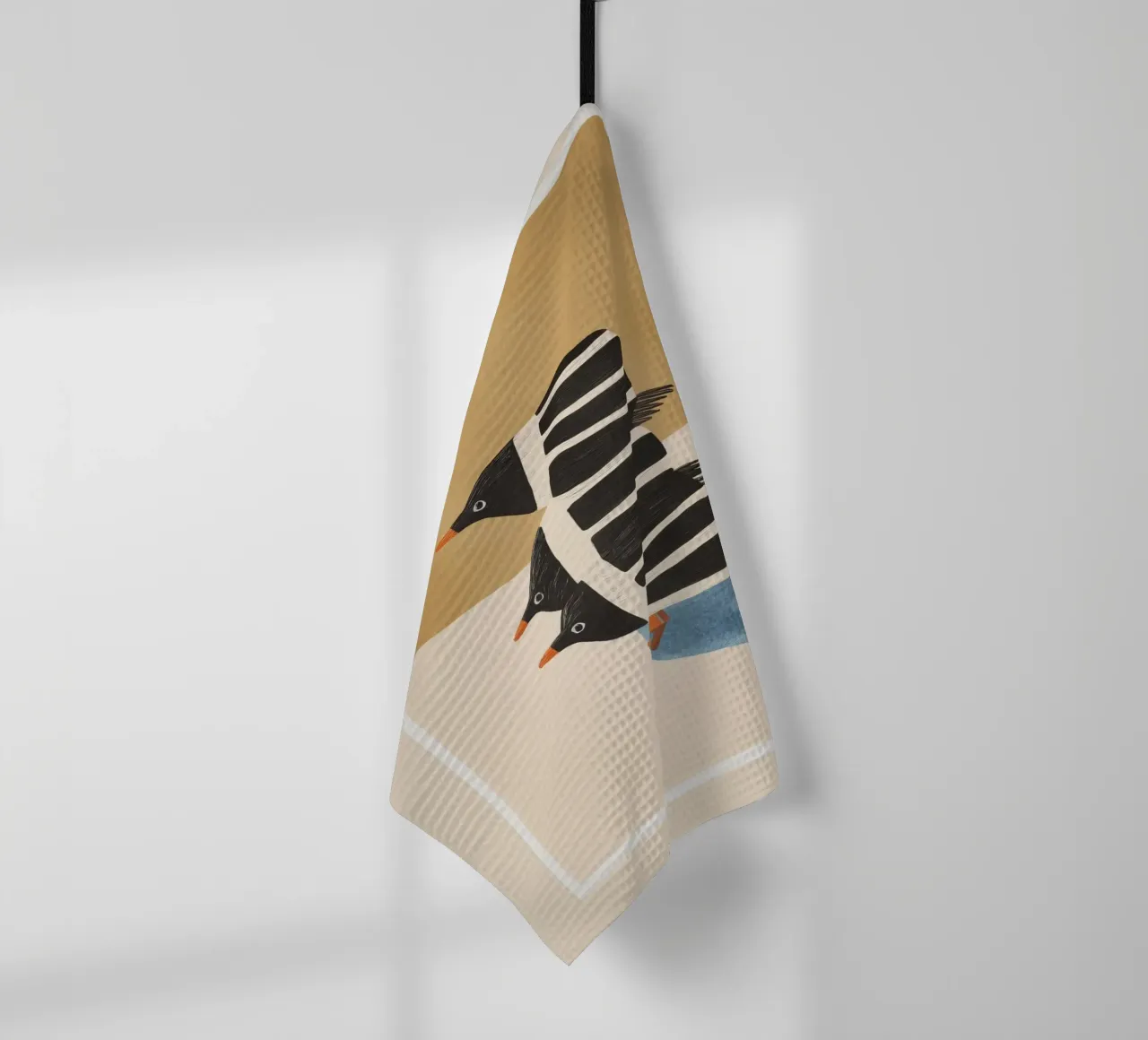 Minimal Penguin Stack canovaccio da cucina da cityart