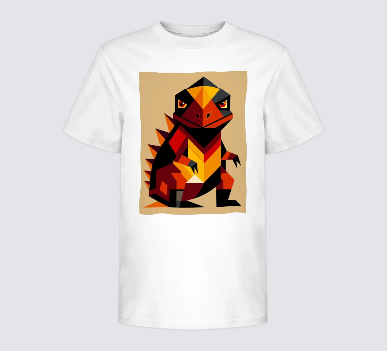 komodo geometrics ilustration t-shirt enfant de nemaro