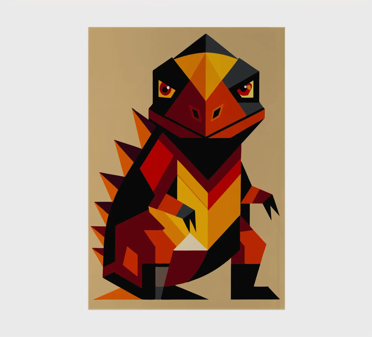 komodo geometrics ilustration notebook by nemaro