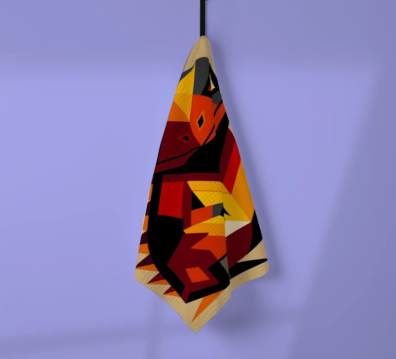 komodo geometrics ilustration torchon de nemaro