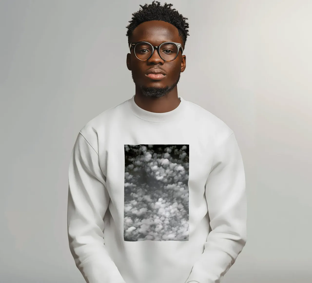 Sky, Clouds And Counting Sheep felpa da Studio Nahili