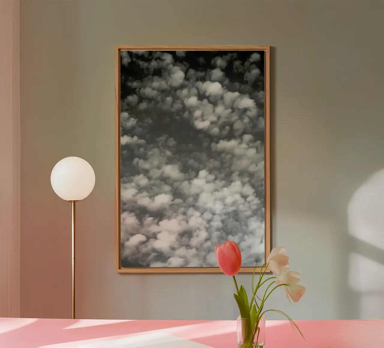 Sky, Clouds And Counting Sheep alluminio dibond da Studio Nahili