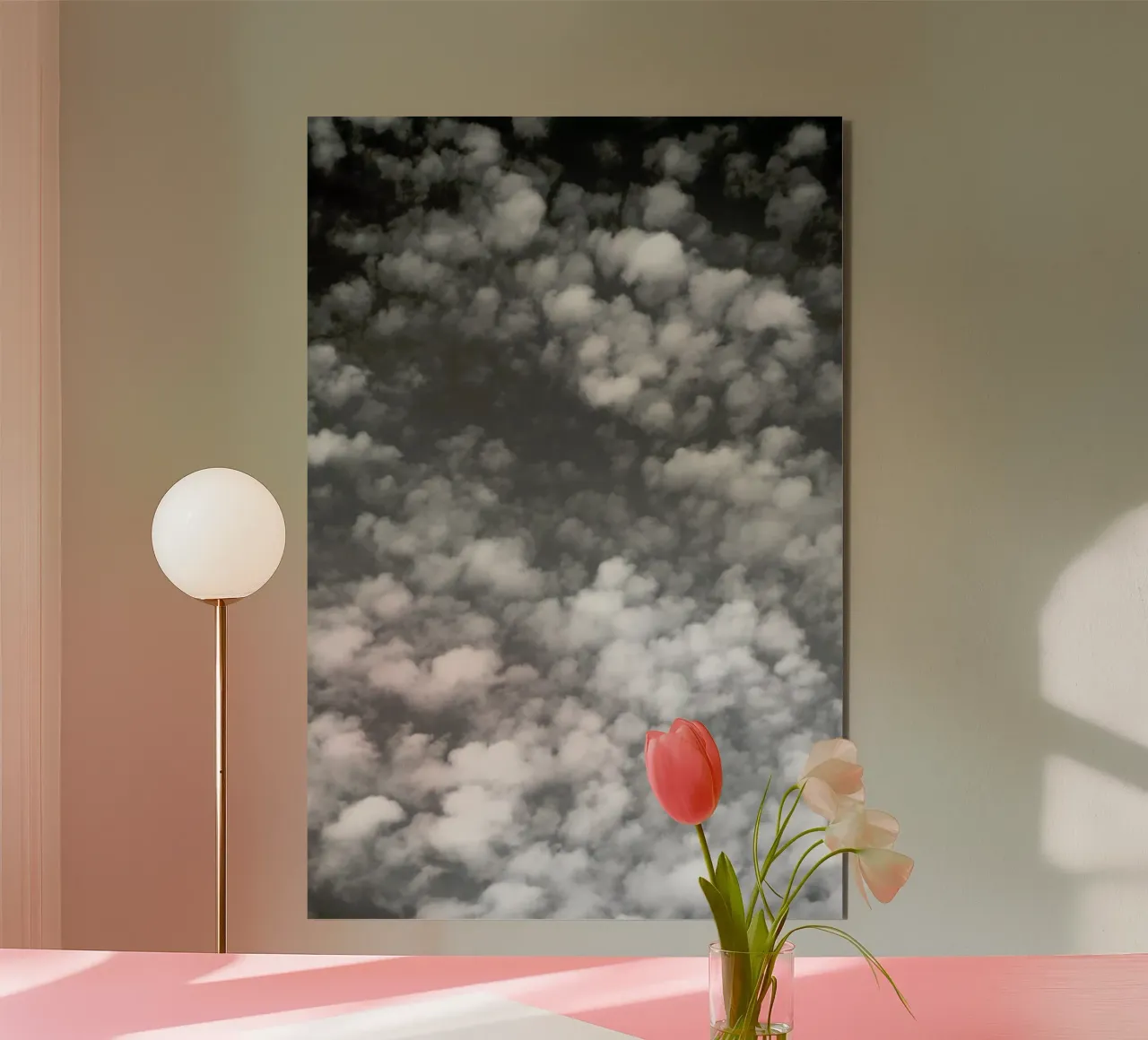 Sky, Clouds And Counting Sheep alluminio dibond da Studio Nahili