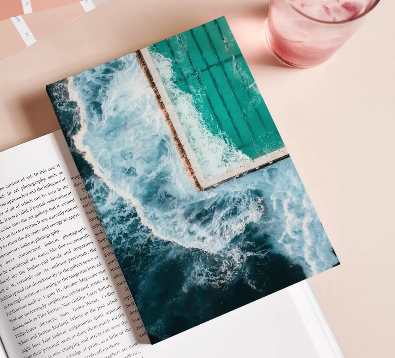 Icebergs Ocean Pool notebook by Slim Aarons Vintage