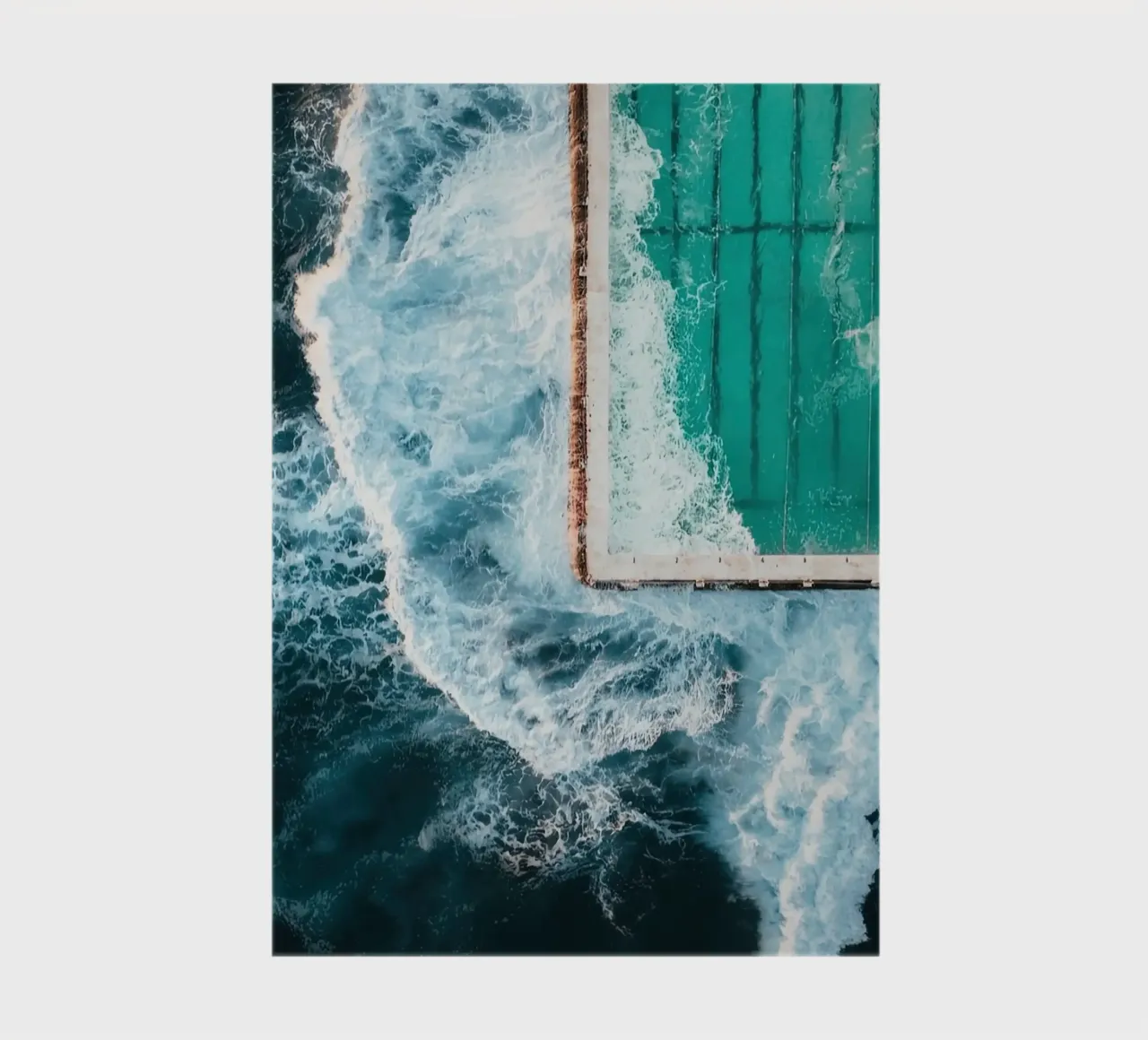 Icebergs Ocean Pool notebook by Slim Aarons Vintage