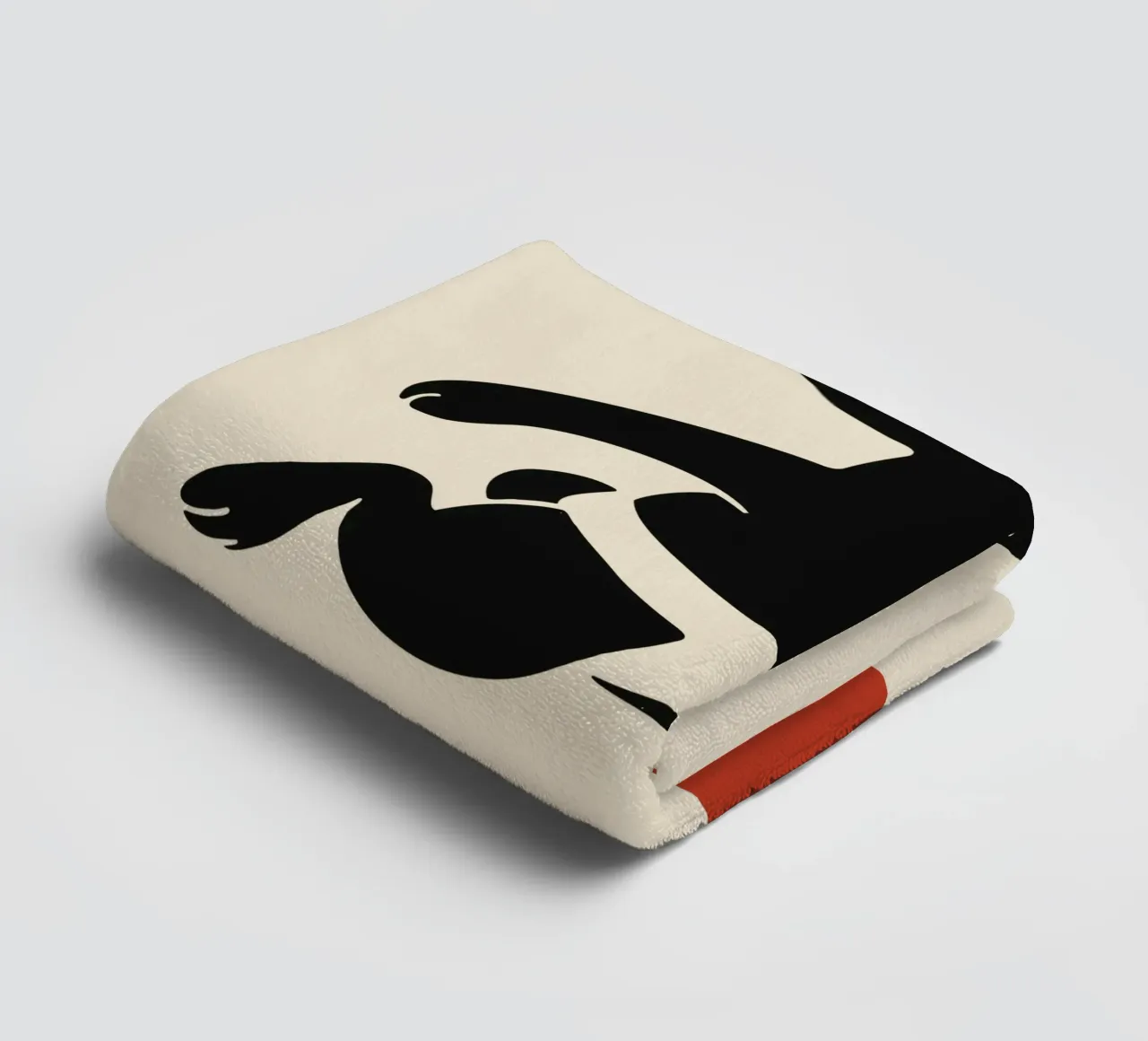 Balancing lucky rabbit towel by Moqro Home Decoration
